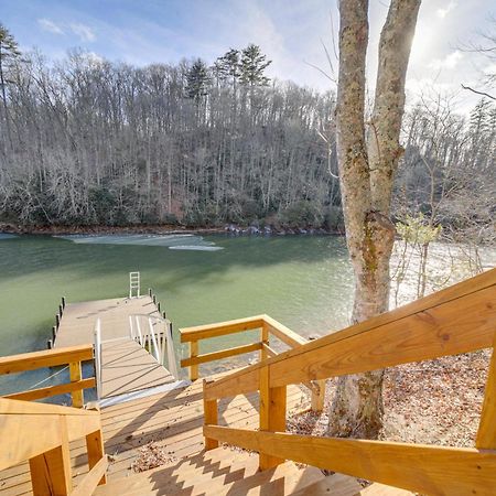 Lakeside Cashiers Cabin With Private Boat Dock! Cullowhee Экстерьер фото