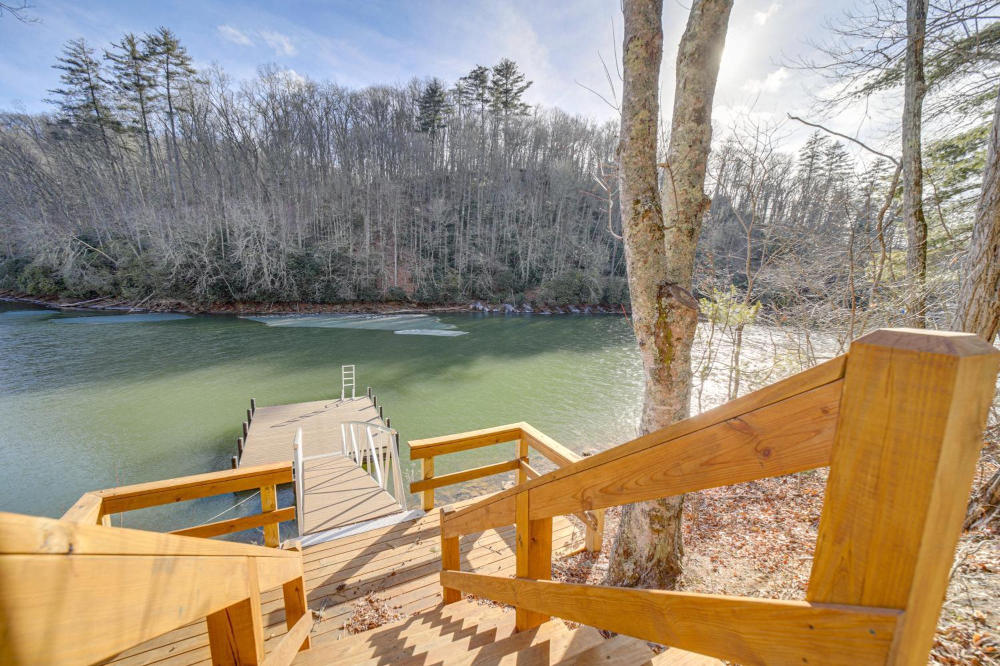 Lakeside Cashiers Cabin With Private Boat Dock! Cullowhee Экстерьер фото